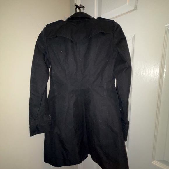 Burberry Black Trench Coat - Picture 3 of 4